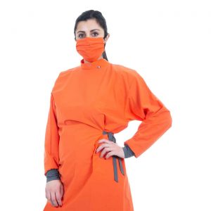 Blouse de protection médicale - Couleur orange